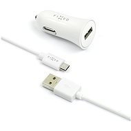 FIXED Rapid Charge Car MicroUSB white - Car Charger