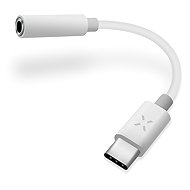 FIXED LINK for headphone connection from USB-C to 3.5mm jack with DAC chip white - Adapter