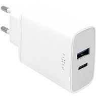 FIXED Travel PD Quick Charger with USB-C and USB, 30W, White - AC Adapter