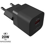 FIXED PD Rapid Charge Mini with USB-C and USB output support PD and QC 3.0 20W black - AC Adapter