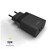 FIXED PD Rapid Charge with 2x USB-C output and Power Delivery 3.0 support 35W black - AC Adapter