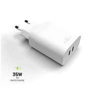 FIXED PD Rapid Charge with 2x USB-C output and Power Delivery 3.0 support 35W white - AC Adapter