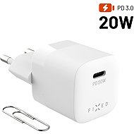 FIXED Mini with USB-C output and PD support 20W white - Wall Charger