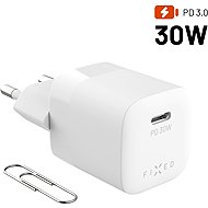 FIXED Mini GaN with USB-C output and PD support 30W white - Wall Charger