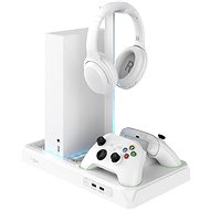 FIXED Multifunctional Stand for Xbox S Series X with ventilation and charging white - Game Console Stand