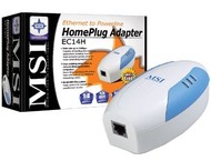 MSI EC14H MS-6821, RJ45 adaptér pro LAN přes zásuvku 220V - -