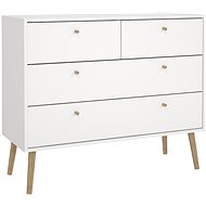 FALCO Chest of drawers Boaz 124 white - Chest of Drawers