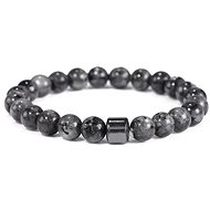 Flor de Cristal Bracelet made of genuine Labradorite and Hematite stones - Bracelet