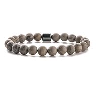 Flor de Cristal Bracelet made of Jasper and Hematite - Bracelet