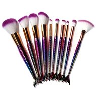 Pronett XA136 mermaid 10 pieces - Make-up Brush Set