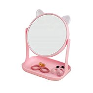 eCa cosmetic mirror on a pink stand - Makeup Mirror