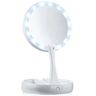 Pronett Folding magnifying mirror with LED backlight - Makeup Mirror