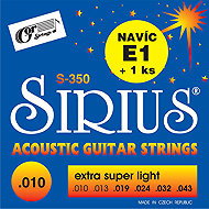 Gorstrings Sirius S-350 10-43 Extra Super Light - Saiten