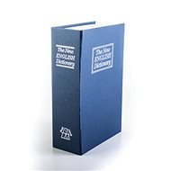 G21 - Kniha, 180 × 115 × 55 mm, modrá - Bezpečnostná schránka