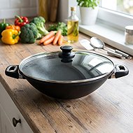 G21 Wok 36 cm Lagoon with lid - Wok Pan
