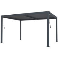 G21 Bioclimatic pergola Austin 4 × 3 m, anthracite aluminium - Pergola