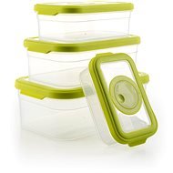 G21 Box, Plastic Green Set of 4 pcs - Food Container Set
