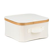 G21 30 × 30 × 15 cm bamboo with lid beige - Storage Box