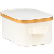 G21 24 × 30 × 15 cm bamboo with lid beige - Storage Box