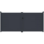G21 Orlando 350 × 158 cm double leaf, anthracite - Gate