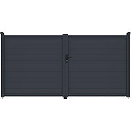 G21 Orlando 350 × 173 cm double leaf, anthracite - Gate