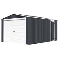 G21 Garage Portland 1500, 338 × 448 cm, anthracite - Metal Garage