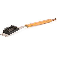 G21 Grill Cleaning Brush with Bamboo Handle - Scrubbing Brush