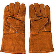 G21 Grilling gloves, leather - BBQ Gloves