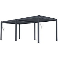 G21 Austin 6 × 3 m, anthracite all-aluminium - Pergola