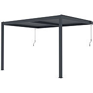 G21 Trenton Premium 4 × 3 m, anthracite aluminium - Pergola