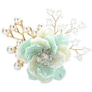 Gaira brooch Flower 340024 green - Brooch
