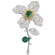 Gaira brooch Flower 32618-19 - Brooch