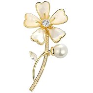 Gaira brooch Golden flower 32304 - Brooch