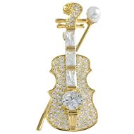 Gaira brooch Violin 33317 - Brooch