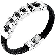 Gaira Leather Bracelet Chain 30294-10 black - Bracelet