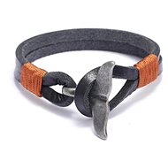 GAIRA Leather bracelet Whale fin 3207 grey - Bracelet