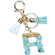 Gaira Blue R key and handbag pendant - Keychain