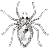 Gaira Brooch Spider 312934 Silver Clear - Brooch