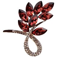 Gaira Brooch Flower 340022 red - Brooch