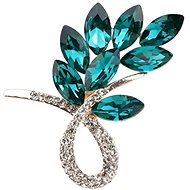 Gaira Brooch Flower 340022 green - Brooch