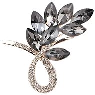 Gaira Brooch Flower 340022 grey - Brooch