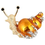 Gaira Snail brooch 340032 gold - Brooch