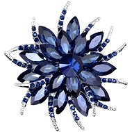 Gaira Brooch Flower 340077 blue - Brooch