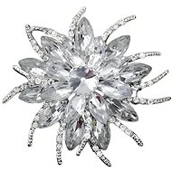 Gaira Brooch Flower 340077 clear - Brooch
