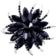 Gaira Brooch Flower 340077 black - Brooch