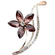 Gaira Brooch Flower 312009 purple - Brooch
