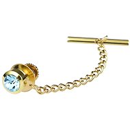 Gaira Tie brooch 340062 light blue - Brooch