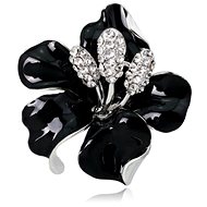 Gaira Brooch Flower 313141 black - Brooch