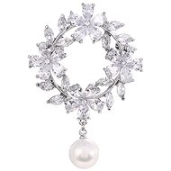 Gaira Flowers with pearl 312118-23 - Brooch