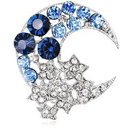 Gaira Moon with stars 313158-28 - Brooch